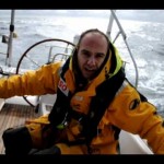 Jochen Werne - Skipper in Expedition Arctic Ocean Predator 2011 - commenting situation on the 'Devil's Dancefloor' the Barents Sea